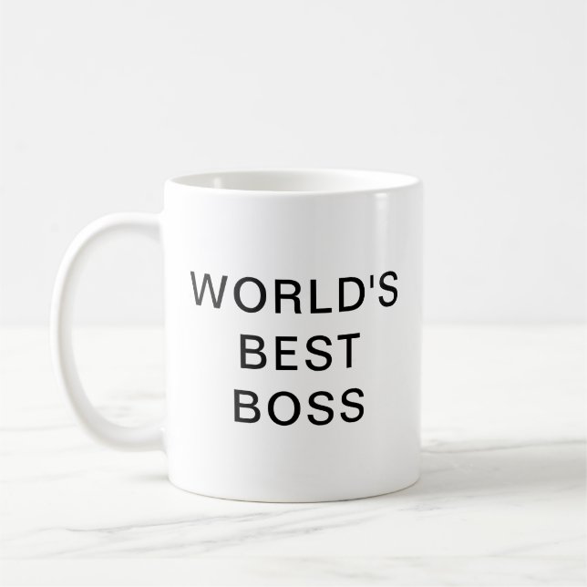 Le meilleur patron du monde pour le bureau| Mug de (Gauche)