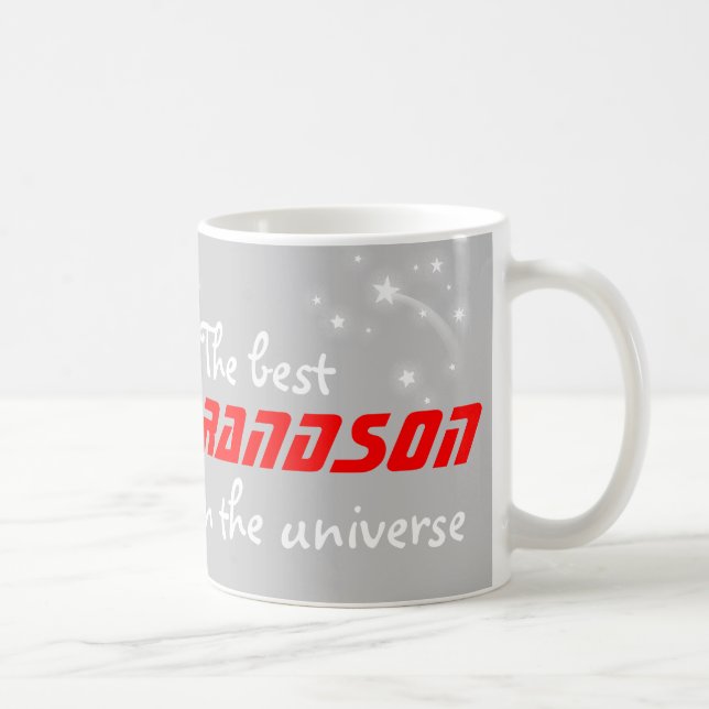 Le meilleur petit-fils de l'univers de la mug roug (Droite)