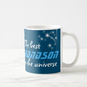 "Le meilleur petit-fils de l'univers" mug bleu