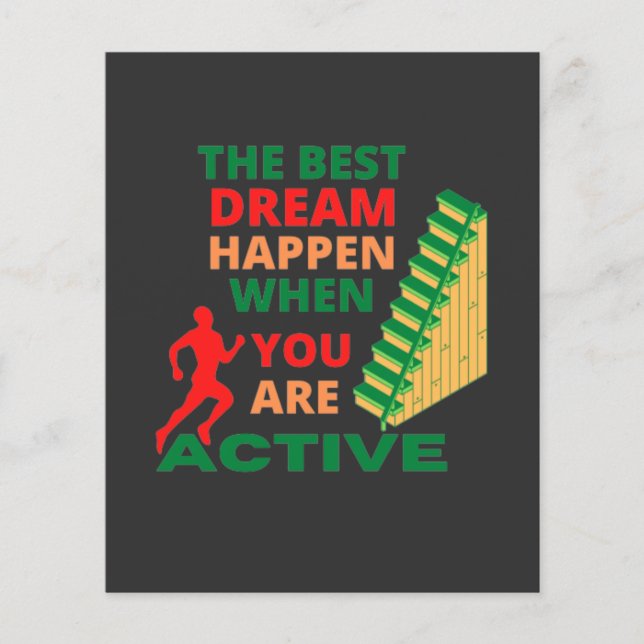 Le Meilleur Rêve Se Produit Lorsque Vous Êtes Acti (Devant)