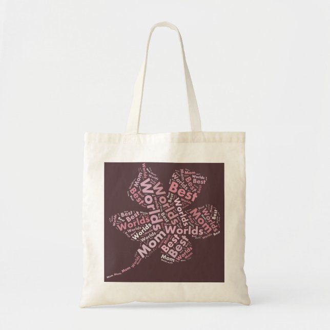 Le meilleur rose de brun de sac de la maman du (Devant)