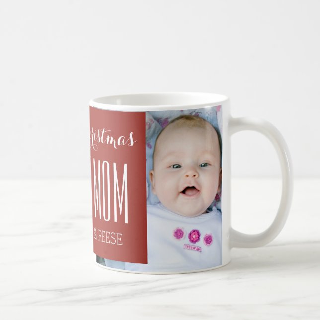 Le meilleur rouge de tasse de Noël de maman de (Droite)