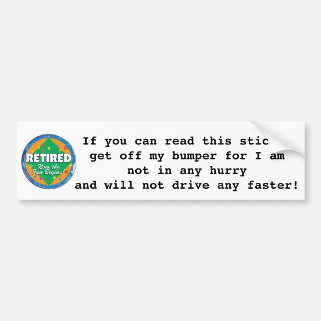 LE MEILLEUR STICKER "PERSONNE ÂGÉE" (Devant)