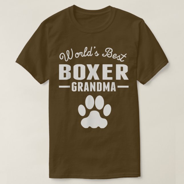 Le meilleur T-shirt de grand-mère de boxe au monde (Design devant)