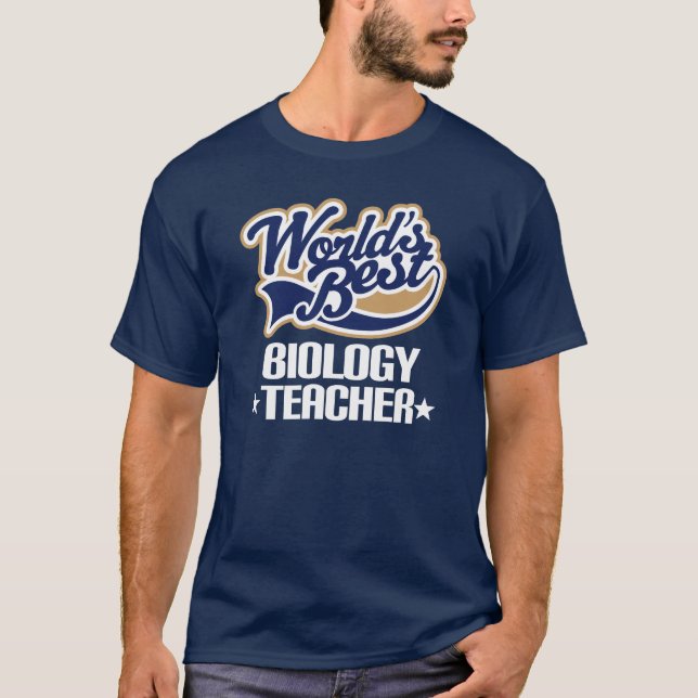 Le meilleur T-shirt de professeur de biologie du (Devant)