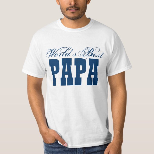 Le meilleur T-shirt du papa du monde (Devant)