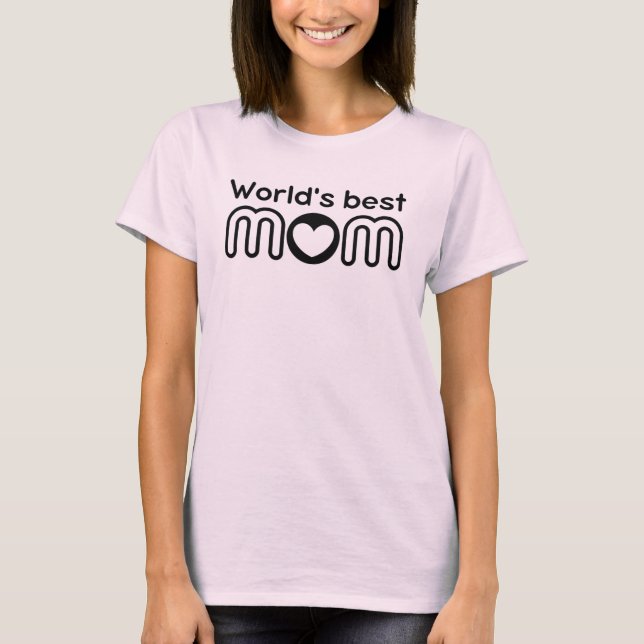 Le meilleur T-shirt maman du monde (Devant)