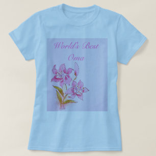 Le meilleur T-shirt rose de lis d'Oma du monde