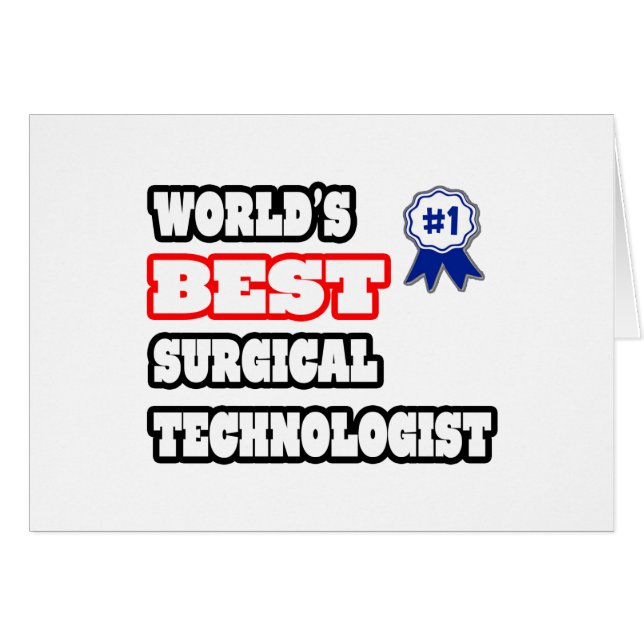 Le meilleur technologue en chirurgie du monde (Devant horizontal)