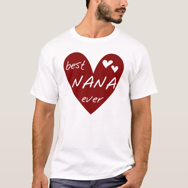 Le meilleurs T-shirts et cadeaux de Nana de coeur (Devant)
