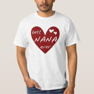 Le meilleurs T-shirts et cadeaux de Nana de coeur