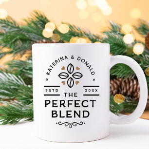 Le mélange parfait café Mariage cadeau café Mug