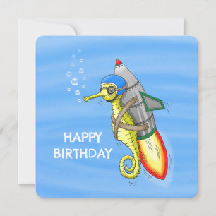 Le merveilleux cheval de mer de Rocket Jaune