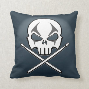 Le métal lourd repose des coussins de batteur de