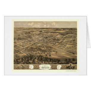 Le Mexique, carte panoramique de MOIS - 1869