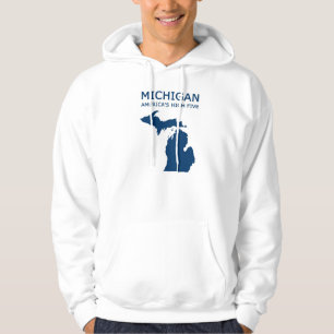 Le Michigan. Hauts cinq de l'Amérique. Hoodie.