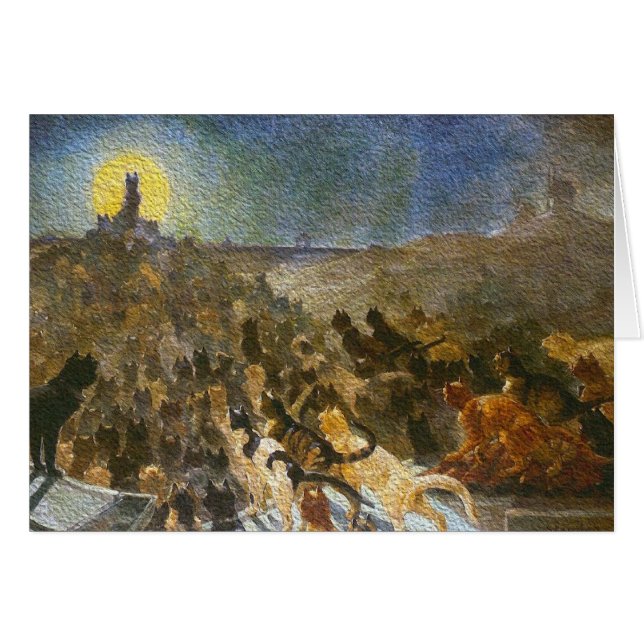 Le miel du chat - Art Vintage de Théophile Steinle (Devant horizontal)