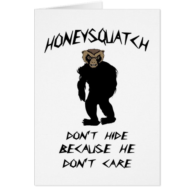 Le miel Squatch ne se cachent pas (Devant)