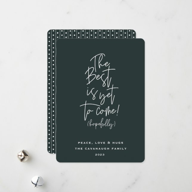 Le Mieux Est Encore À Venir Carte Vacances (Devant/Arrière en situation)