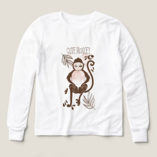 Le mignon singe dans la nature