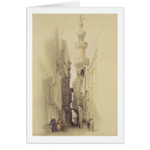 Le minaret de la mosquée El Rhamree, Le Caire, fr