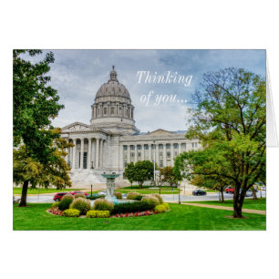 Le Missouri Capitol Penser De Vous Carte