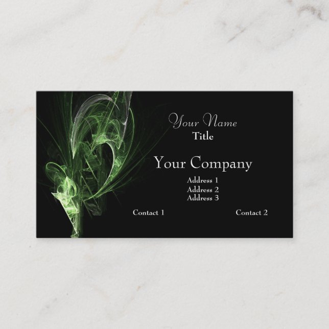 LE modèle de carte de visite graphique à touches c (Devant)