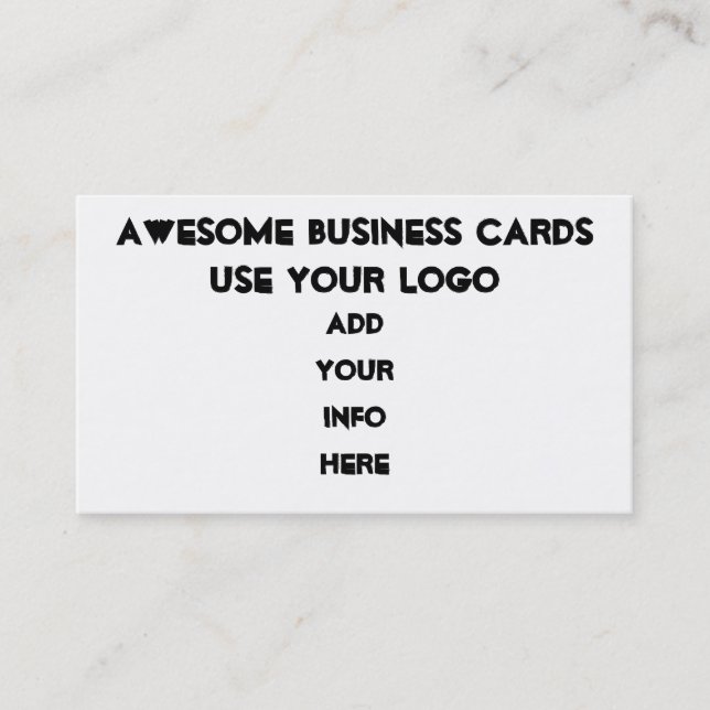 Le MODÈLE PROFESSIONNEL de CARTE DE VISITE (Devant)