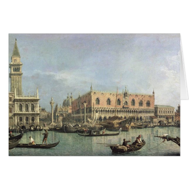 Le Molo et le Piazzetta San Marco, Venise (huile (Devant horizontal)