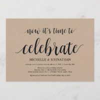 le moment de célébrer, invitations de fuite pour m