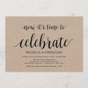 le moment de célébrer, invitations de fuite pour m