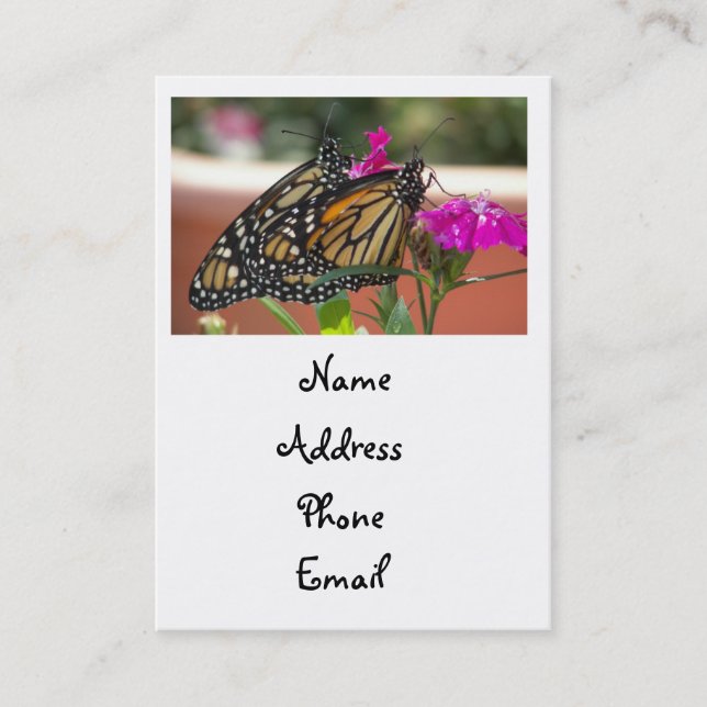 Le monarque jumelle des cartes de #1-business (Devant)