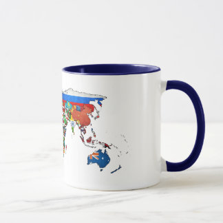 Le monde de HD marque la tasse