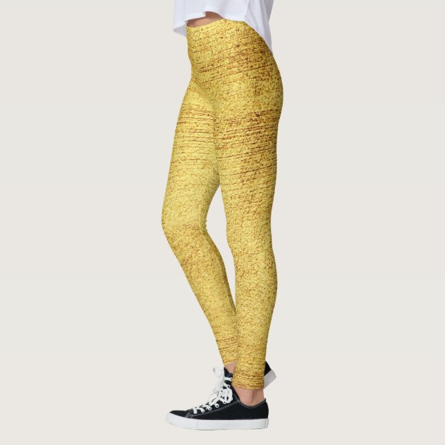 Le monde doré des leggings brillants modernes (Gauche)
