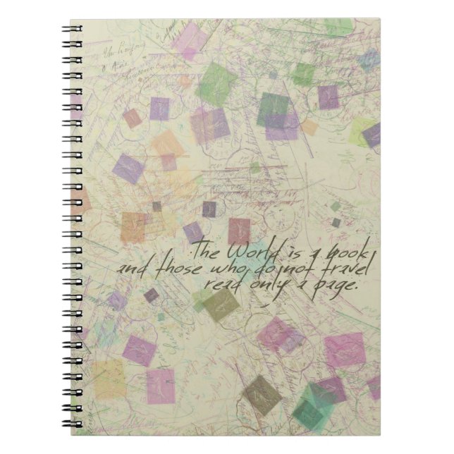 Le monde est un carnet de livre (Devant)