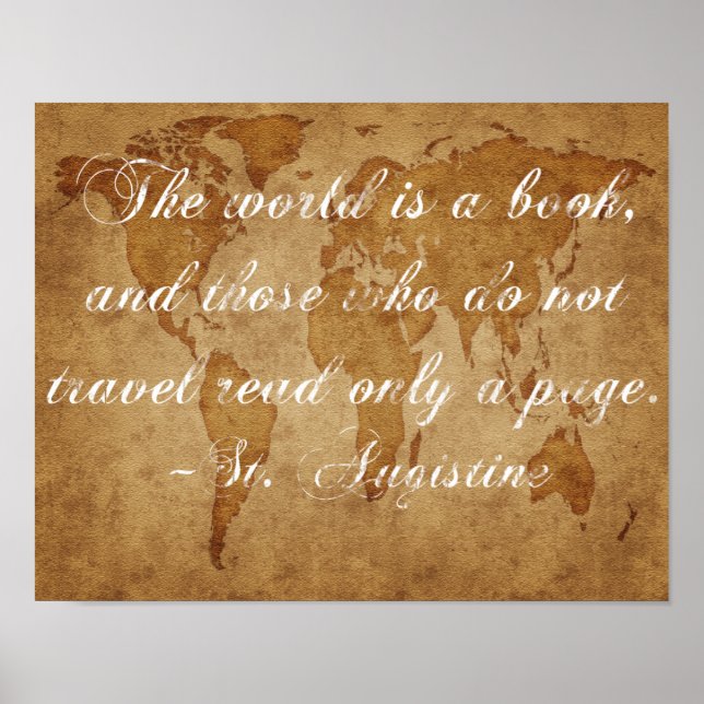 Le Monde Est Une Poster De Livre (Devant)