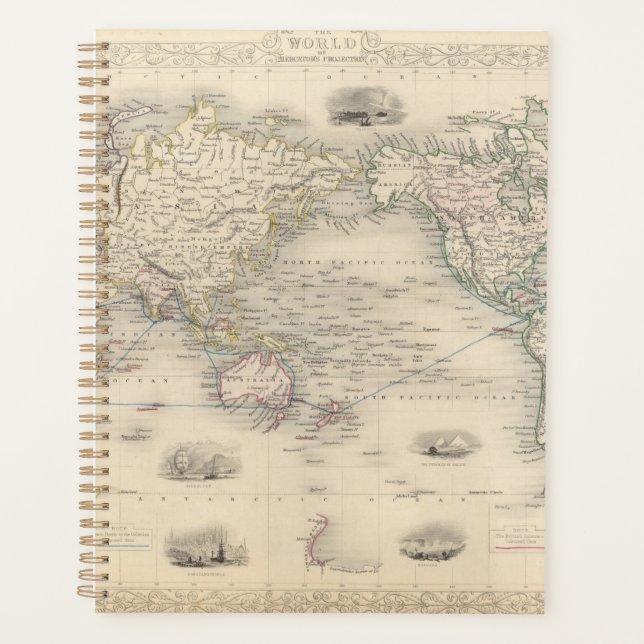 Le monde sur la projection de Mercator (Devant)