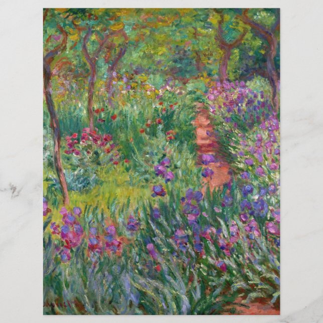 le monet fleurit le cru le-iris-jardin-à-giverny (Devant)