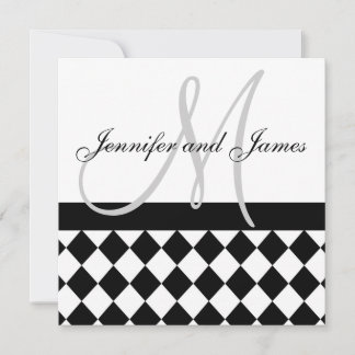 Le monogramme de faire-part de mariage appelle le