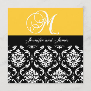 Le monogramme M de faire-part de mariage appelle