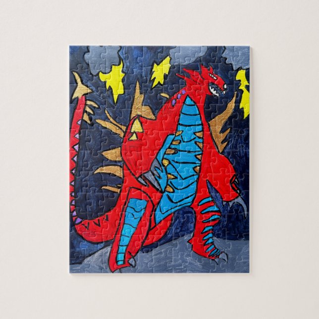 "Le Monstre de Tonnerre" Puzzle (Vertical)