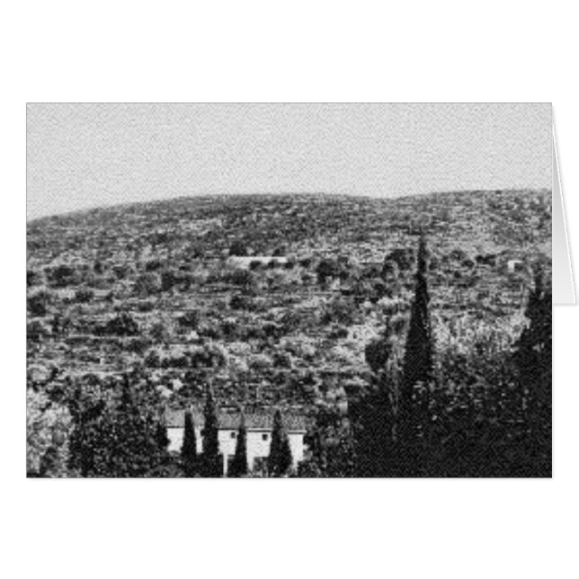 Le mont Carmel, CA 1900 (Devant horizontal)