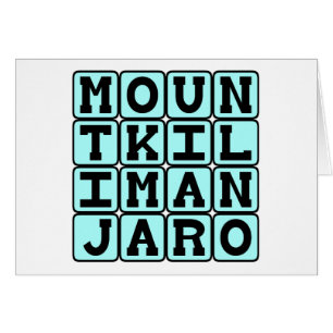 Le mont Kilimandjaro, montagne en Tanzanie