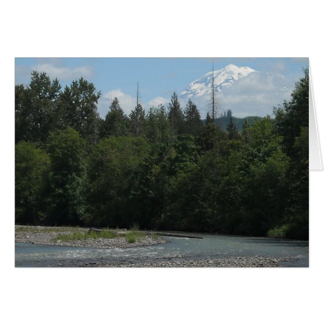 Le mont Rainier de Carbon River (Devant Horizontal)