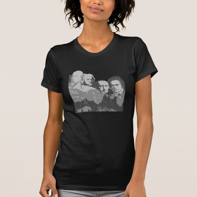 Le mont Rushmore des femmes du T-shirt de (Devant)