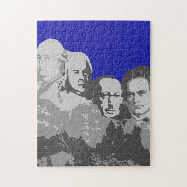 Le mont Rushmore du puzzle des compositeurs 11X14 (Vertical)