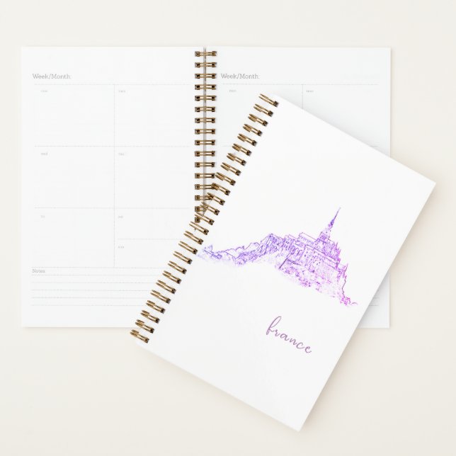 Le Mont Saint Michel Architecture France (Devant avec enveloppe)