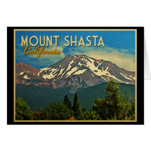 Le mont Shasta Vintage