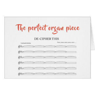 Le morceau d'orgue parfait