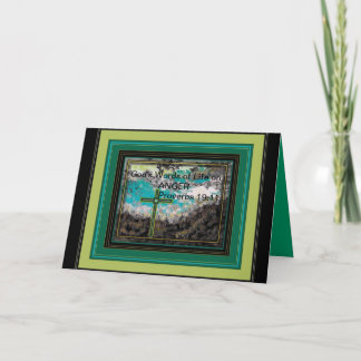 LE MOT dans des CARTES DE VOEUX de SCRIPTURED